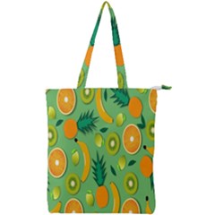 Fruits Double Zip Up Tote Bag by nate14shop
