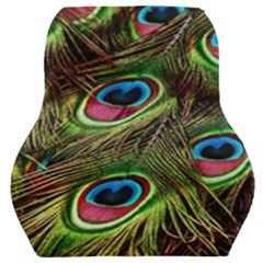 Peacock-feathers-color-plumage Car Seat Back Cushion  by Celenk