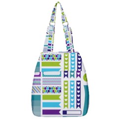 Peacock Pattern Center Zip Backpack by Sapixe