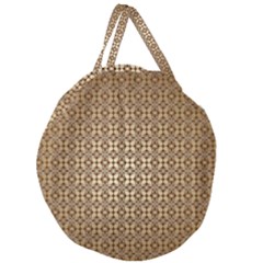 Background-chevron Chocolate Giant Round Zipper Tote by nateshop