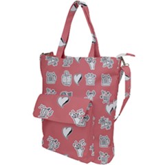 Stickers Hobbies Hearts Reading Shoulder Tote Bag by danenraven