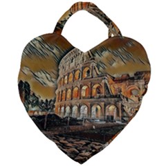 Colosseo Italy Giant Heart Shaped Tote by ConteMonfrey