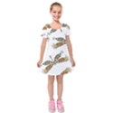 Pattern-35 Kids  Short Sleeve Velvet Dress View1