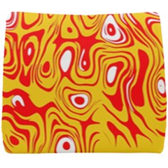 Red-yellow Seat Cushion by nateshop