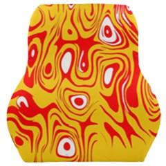 Red-yellow Car Seat Back Cushion  by nateshop