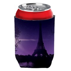 Eiffel Tower Paris-nigh Silhouette Can Holder by Wegoenart