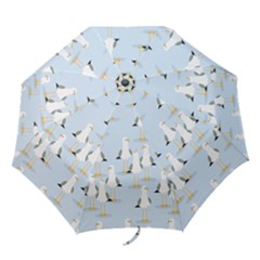 Cute-seagulls-seamless-pattern-light-blue-background Folding Umbrellas by Jancukart