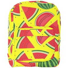 Yellow Watermelon   Full Print Backpack by ConteMonfrey