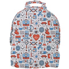 Medical Icons Square Seamless Pattern Mini Full Print Backpack by Jancukart