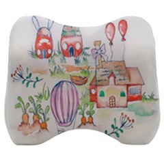 Easter Village  Velour Head Support Cushion by ConteMonfrey
