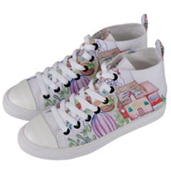 Easter Village  Women s Mid-top Canvas Sneakers by ConteMonfrey