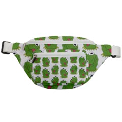 Kermit The Frog Pattern Fanny Pack by Valentinaart