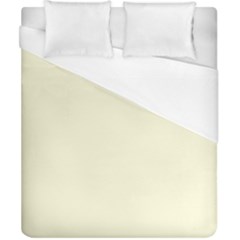 Color Light Yellow Duvet Cover (california King Size) by Kultjers