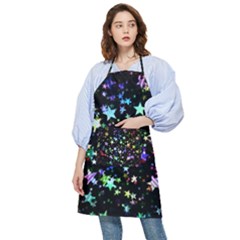 Christmas Star Gloss Lights Light Pocket Apron by Uceng