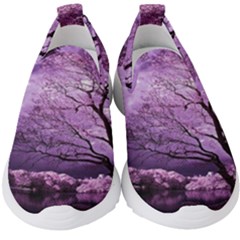 Violet Nature Kids  Slip On Sneakers by Sparkle