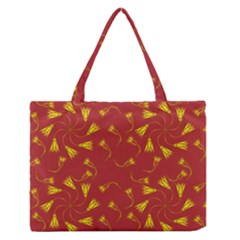 Background Pattern Texture Design Zipper Medium Tote Bag by Ravend