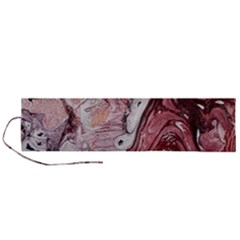 Cora; Abstraction Roll Up Canvas Pencil Holder (l) by kaleidomarblingart