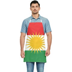 Kurdistan Flag Kitchen Apron by tony4urban