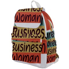 Woman T- Shirt Career Business Woman T- Shirt Top Flap Backpack by maxcute