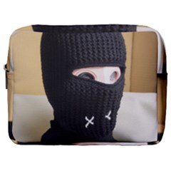Ski Mask  Make Up Pouch (large) by Holyville