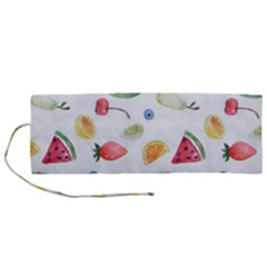 Fruit! Roll Up Canvas Pencil Holder (m) by fructosebat