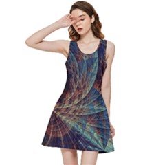 Fractal Abstract- Art Inside Out Racerback Dress by Ravend