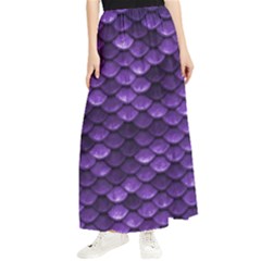 Purple Scales! Maxi Chiffon Skirt by fructosebat