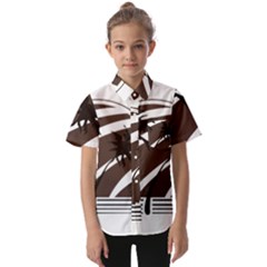 Palm Tree Design-01 (1) Kids  Short Sleeve Shirt by thenyshirt
