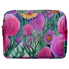 Charming Watercolor Flowers Make Up Pouch (large) by GardenOfOphir