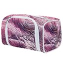 Abstract Pink Ocean Waves Toiletries Pouch View1