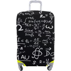 E=mc2 Text Science Albert Einstein Formula Mathematics Physics Luggage Cover (large) by Jancukart