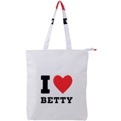 I Love Betty Double Zip Up Tote Bag by ilovewhateva