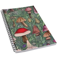 Fairycore Mushroom Forest 5 5  X 8 5  Notebook by GardenOfOphir