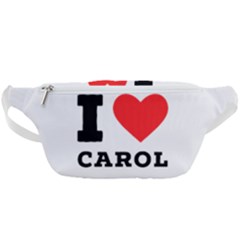 I Love Carol Waist Bag  by ilovewhateva