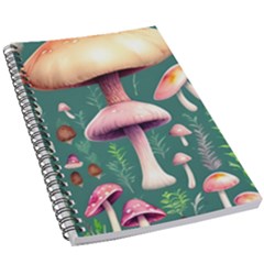 Tiny Historical Mushroom 5 5  X 8 5  Notebook by GardenOfOphir