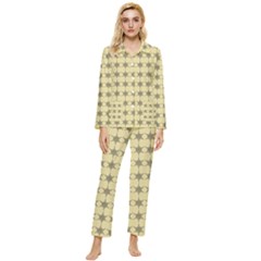 Pattern 145 Womens  Long Sleeve Velvet Pocket Pajamas Set by GardenOfOphir