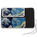 Starry Night Hokusai Vincent Van Gogh The Great Wave Off Kanagawa Pen Storage Case (S) View2