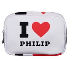 I Love Philip Make Up Pouch (small) by ilovewhateva