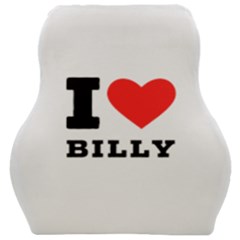 I Love Billy Car Seat Velour Cushion  by ilovewhateva