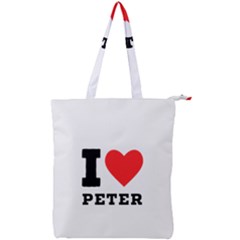 I Love Peter Double Zip Up Tote Bag by ilovewhateva