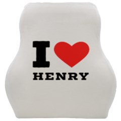 I Love Henry Car Seat Velour Cushion  by ilovewhateva