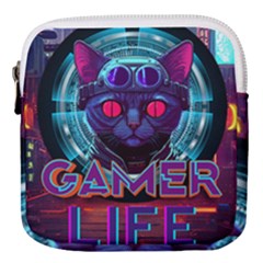 Gamer Life Mini Square Pouch by minxprints