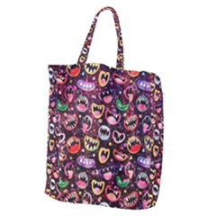 Funny Monster Mouths Giant Grocery Tote by Salman4z