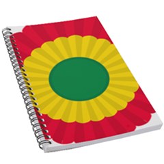 National Cockade Of Bolivia 5 5  X 8 5  Notebook by abbeyz71