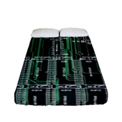 Printed Circuit Board Circuits Fitted Sheet (full/ Double Size) by Celenk