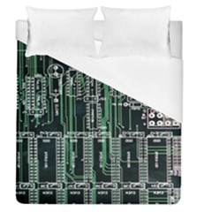 Printed Circuit Board Circuits Duvet Cover (queen Size) by Celenk