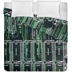 Printed Circuit Board Circuits Duvet Cover Double Side (king Size) by Celenk