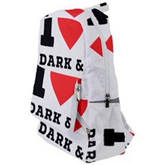 I Love Dark And Storm Travelers  Backpack by ilovewhateva