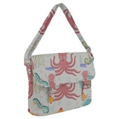 Underwater-seamless-pattern-light-background-funny Buckle Messenger Bag by Salman4z