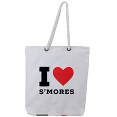 I Love S’mores  Full Print Rope Handle Tote (large) by ilovewhateva